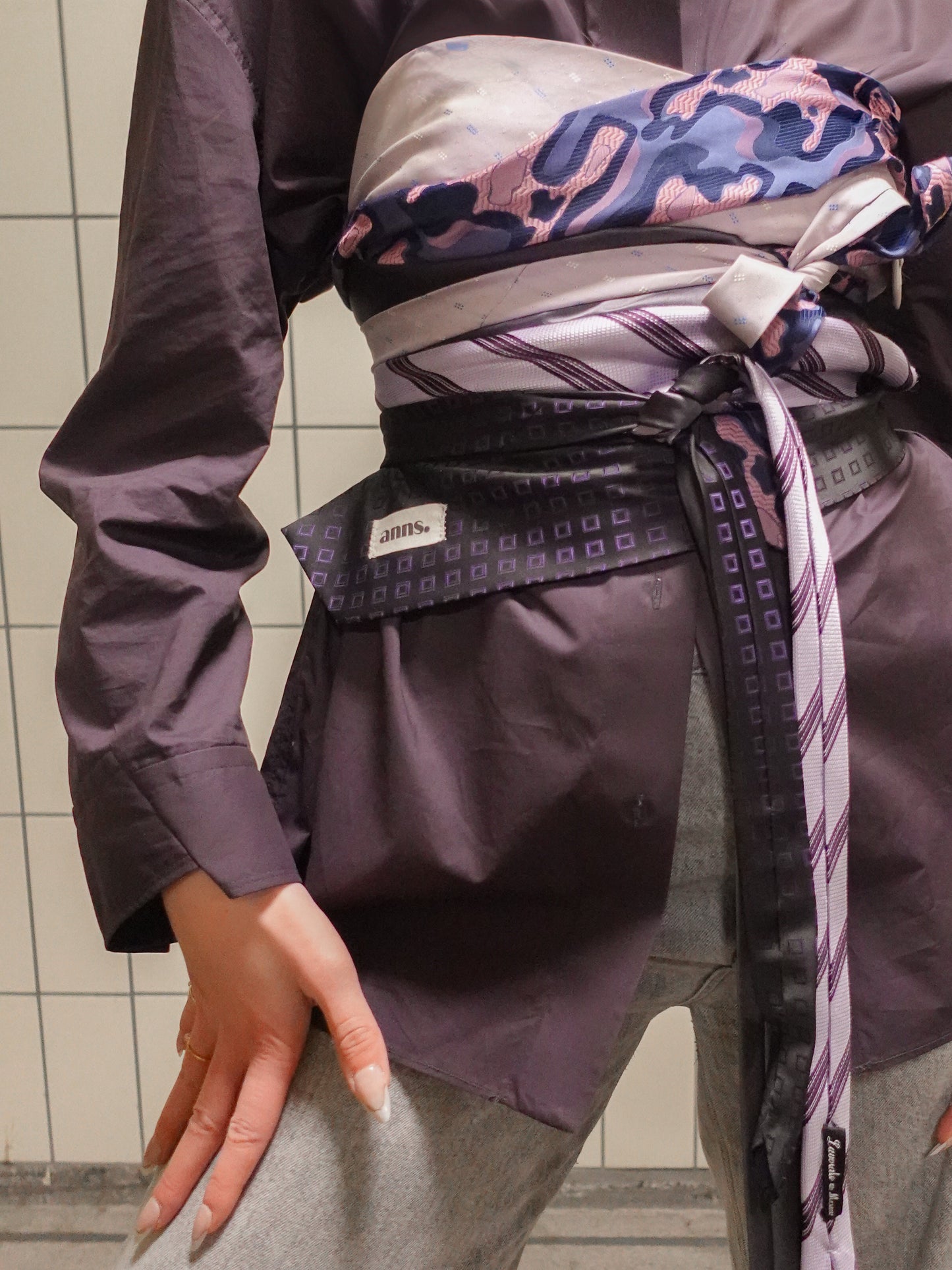 Tie Top in 'Purple Power'