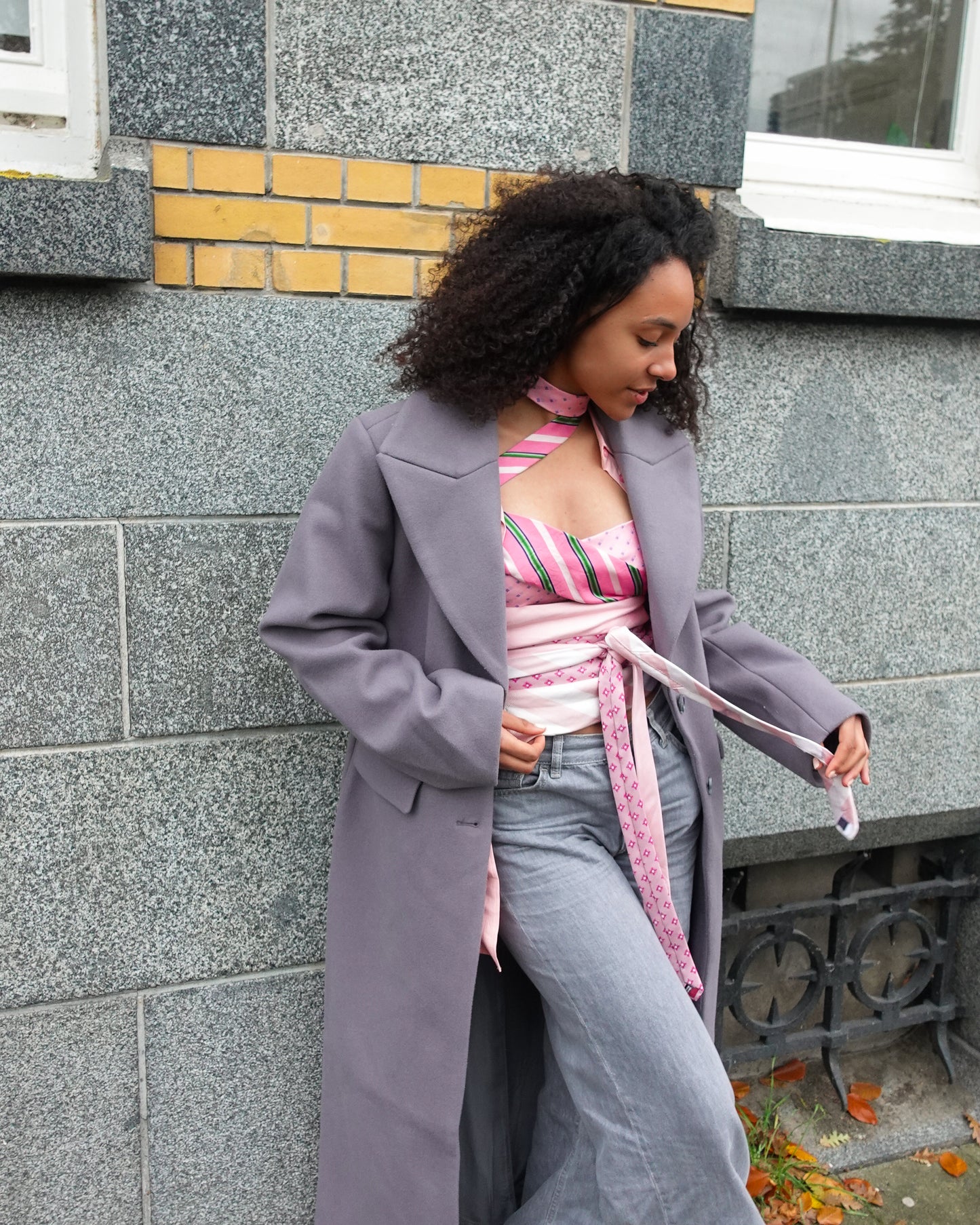 Tie Top in 'Pink Cloud'