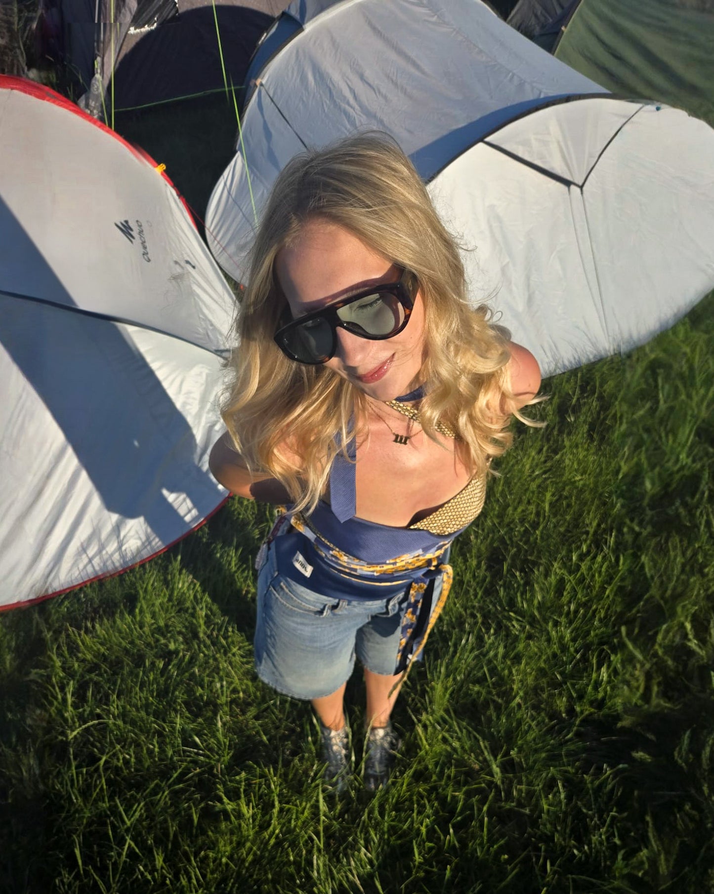Tie Top in 'Flower Field'