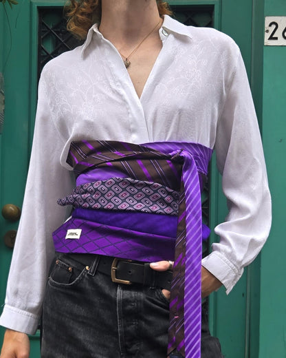 Tie Top in 'Electric Plum'