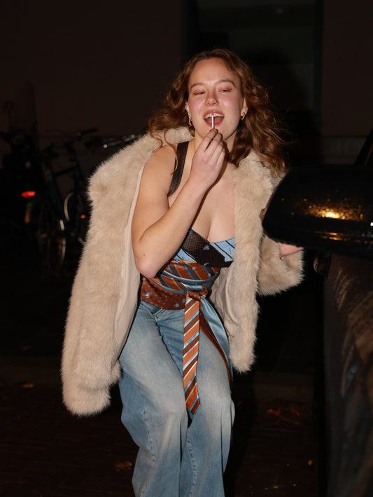 Tie Top in 'Frosted Amber'