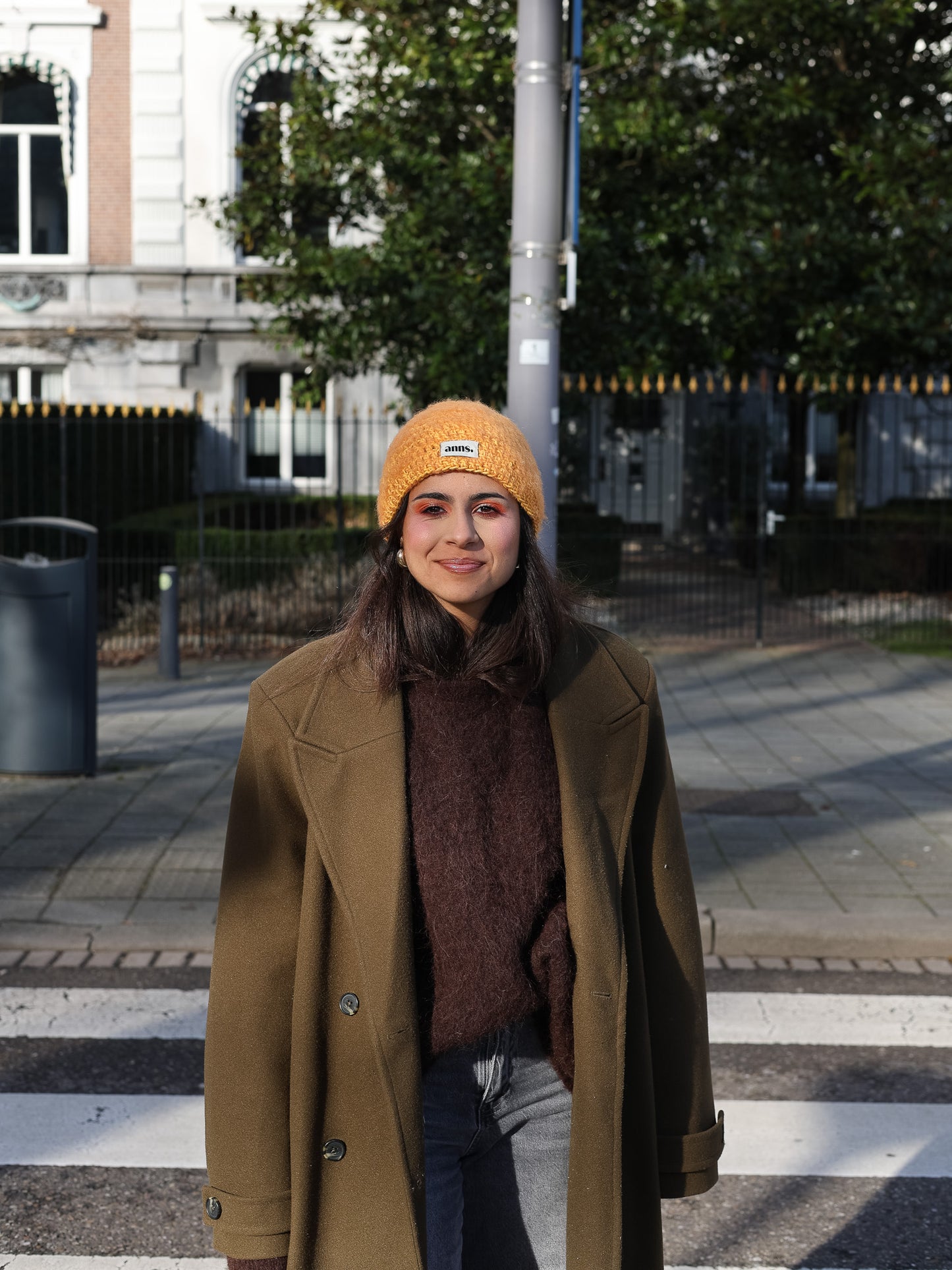 Beanie in 'Solar Mohair'