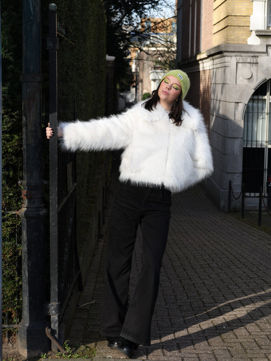 Beanie in 'Lime Zest'