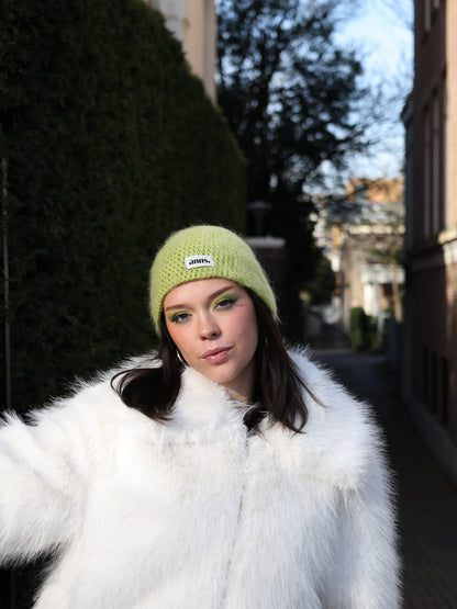 Beanie in 'Lime Zest'