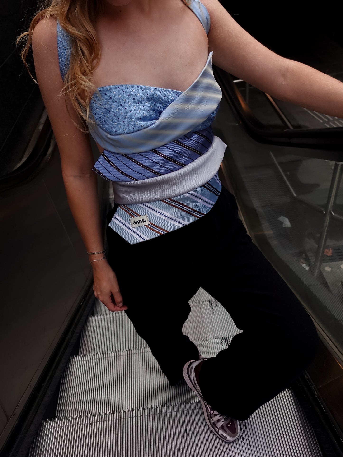 Tie Top in 'Sky Blue'