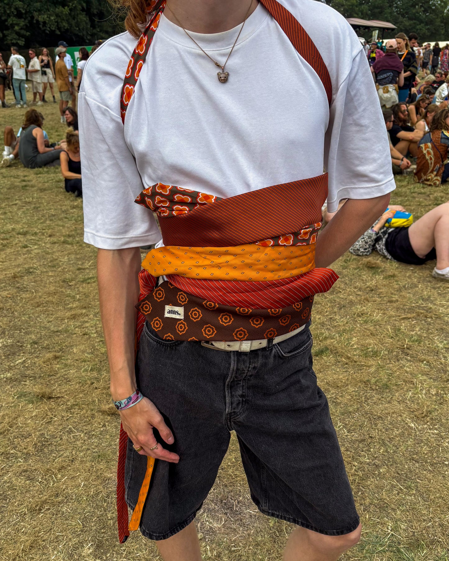 Tie Top in 'Sunset Orange'