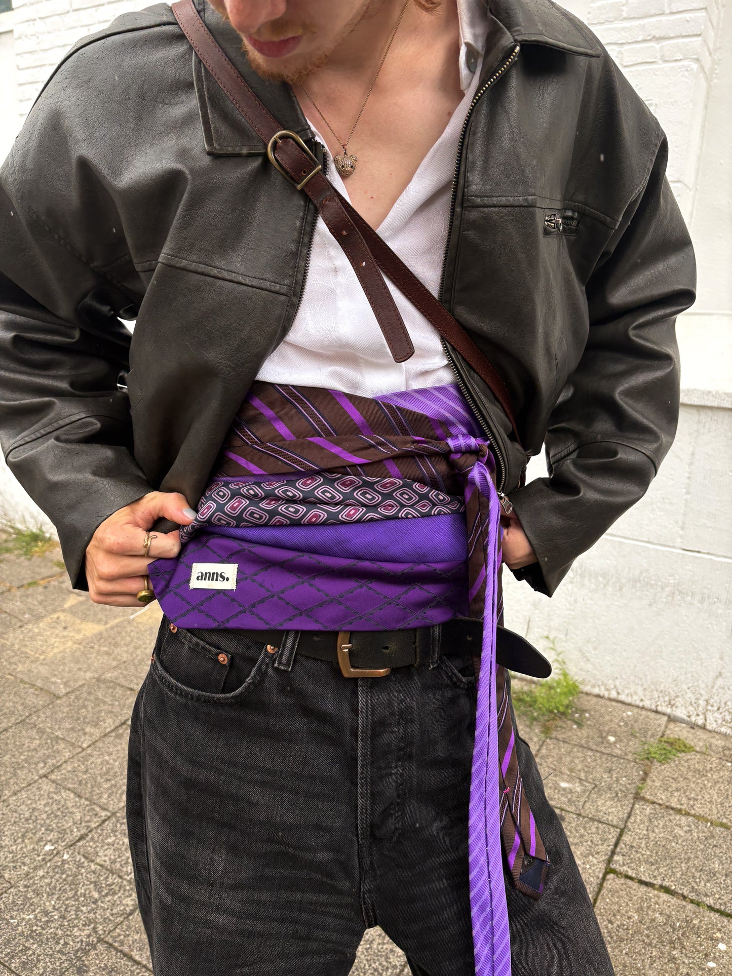 Tie Top in 'Electric Plum'