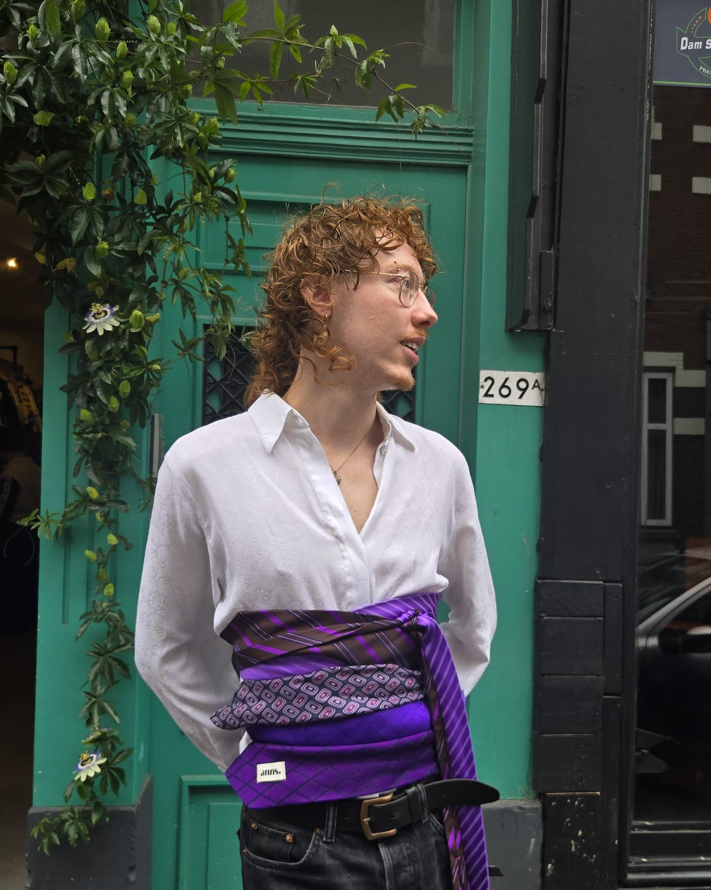 Tie Top in 'Electric Plum'